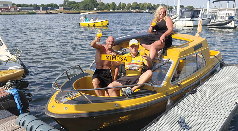 Elektroboot-Mimosa-Yellow-Boats-Bootverhuur